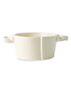 Vietri Lastra Linen Small Handled Bowl