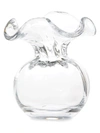 Vietri Hibiscus Glass Clear Bud Vase