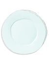 Vietri Lastra European Dinner Plate In Aqua