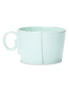 Vietri Lastra Collection Jumbo Cup In White