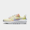 Nike Women's Crater Impact Casual Sneakers From Finish Line In Cashmere/aluminum/lime Ice/pale Coral/light Lemon Twist/black