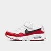 Nike Air Max Sc Little Kids' Shoes In White/black/university Red