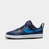 Nike Court Borough Low 2 Little Kids' Shoes In Midnight Navy/imperial Blue