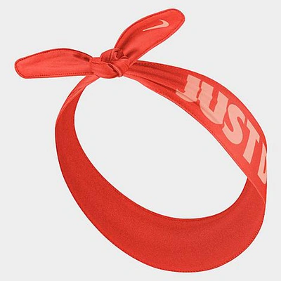 Nike Dri-fit Printed Skinny Head Tie In Red