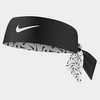 Nike Dri-fit Reversible Head Tie 4.0 In Black/white-black Swoosh