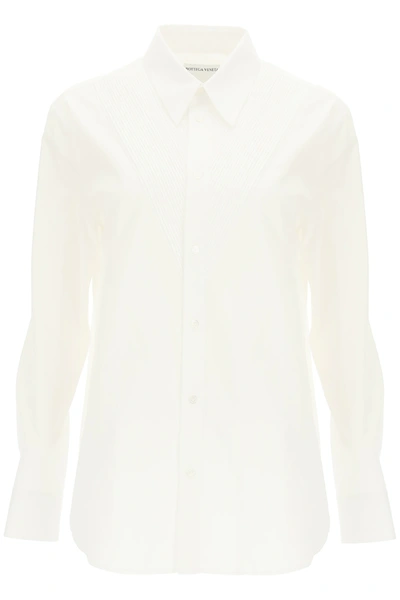 Bottega Veneta Poplin Shirt With Pintucks