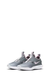 Nike Flex Runner Slip-on Running Shoe In Smoke Grey/ Pink Foam