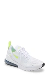 Nike Air Max 270 Sneaker In White/ Grey