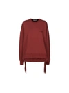 Ambush Drawstring Crewneck Sweatshirt In Sable Sable