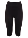 VICTORIA BECKHAM RBK VB 3/4 CAPRI LEGGINGS,H30236 BLACK