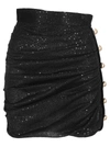 DOLCE & GABBANA DOLCE & GABBANA SEQUIN-EMBELLISHED HIGH-WAISTED SKIRT,F4B7ZTHLM4UN0000