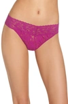 Hanky Panky Original Rise Thong In Belle Pink