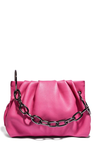 House Of Want Chill Vegan Leather Frame Clutch In French Rose