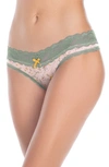 Honeydew Intimates Ahna Thong In Sandcastle Floral