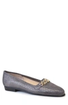 Amalfi By Rangoni Oste Loafer In Asphalt Fifties Leather
