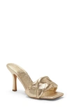 Vince Camuto Brelanie Sandal In Gold Leather