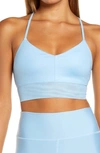 Alo Yoga Yoga Bra In Blue Skies