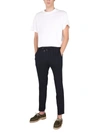 Paul Smith Dart-detail Check-pattern Drawstring Trousers In Blue