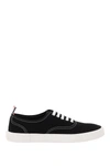 Thom Browne Navy Heritage Vulcanized Sneakers In Mixed Colours