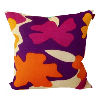 Pre-owned Missoni Linen Cushion In Multicolour