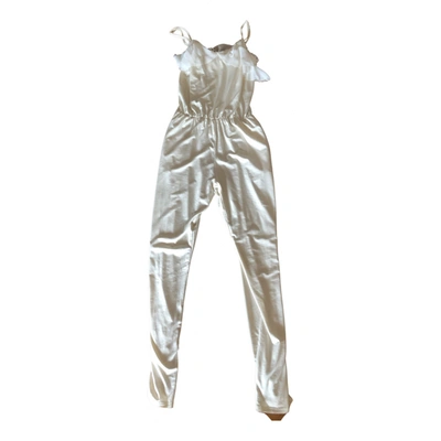 Pre-owned Kontatto Jumpsuit In White