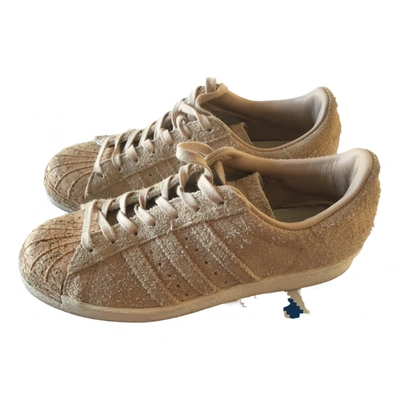 Pre-owned Adidas Originals Gazelle Trainers In Camel