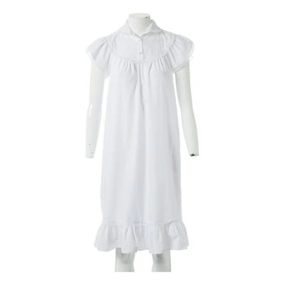 Pre-owned Batsheva Maxi Dress In White