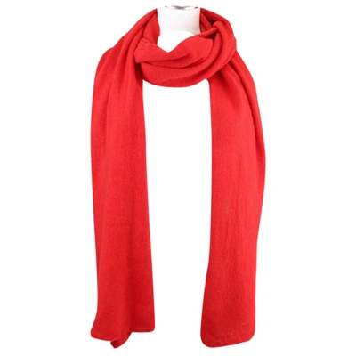 Pre-owned Stefanel Wool Neckerchief In Red