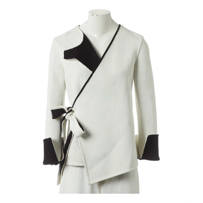 Pre-owned Celine Jacket In White