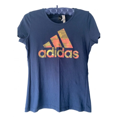 Pre-owned Adidas Originals T-shirt In Navy