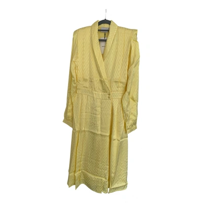 Pre-owned Gestuz Mid-length Dress In Yellow