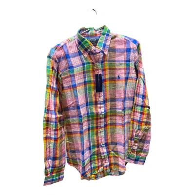 Pre-owned Polo Ralph Lauren Linen Shirt In Multicolour
