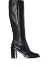 GIANVITO ROSSI CONNER 85MM KNEE-HIGH BOOTS