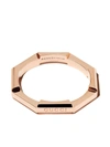 GUCCI 18K ROSE GOLD LINK TO LOVE RING