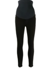 Spanx High-waisted Stretch-fit Leggings In Schwarz