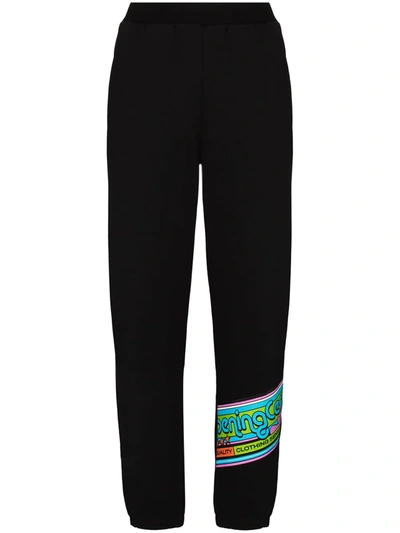 Opening Ceremony Cartoon-print Band Track Pants In Black