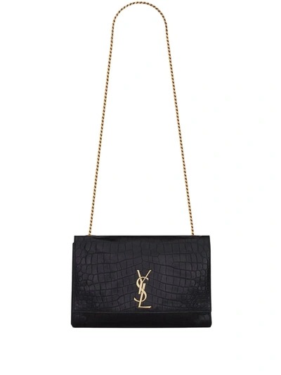 Saint Laurent Reversible Kate Shoulder Bag In Black