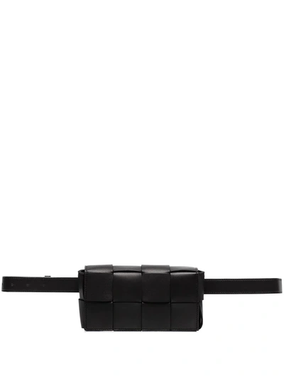Bottega Veneta Cassette Belt Bag In Black