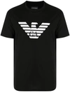 Emporio Armani Sweatshirt With Logo Print In Black