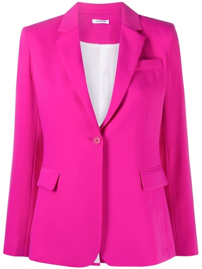 P.a.r.o.s.h Single-breasted Tailored Blazer In Rosa
