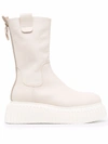 Agl Attilio Giusti Leombruni Milagros Platform Boots In Nude