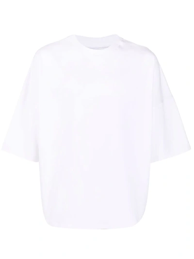 Alchemy Half-sleeves Cotton T-shirt In Weiss