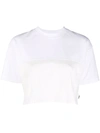 Gcds Logo-print Cotton T-shirt In White