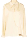 LEMAIRE WRAP-FRONT LONG-SLEEVE SHIRT