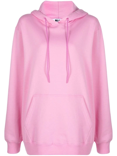 MSGM DRAWSTRING COTTON HOODIE