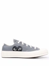 Comme Des Garçons Play Comme Des Gar Ons Play X Converse Big Heart Chuck Taylor 20 Low Grey Uk 11 - Atterley