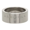 MM6 MAISON MARGIELA SILVER LOGO RING