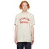 Fear Of God Logo-print Baseball Short-sleeve T-shirt In Neutral