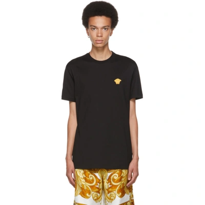 Versace Black Cotton T-shirt