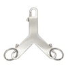 RICK OWENS SILVER CERBERUS KEYCHAIN